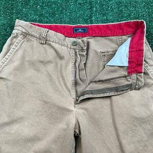 Vintage Dockers Baggy Wide-Leg Brown Canvas Chino Pants Men's 33x28" Skater Y2K